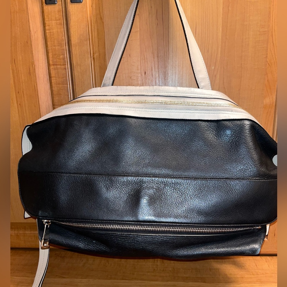 Chloe Dalston single strap Large Black & Beige Lambskin Bag